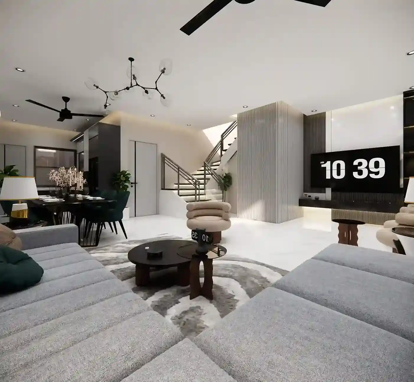 Living room interior for Mr. Abdur Raziq residence